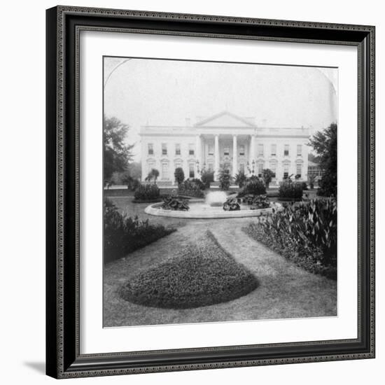 The White House, Washington, Dc., USA, Late 19th Century-Underwood & Underwood-Framed Photographic Print