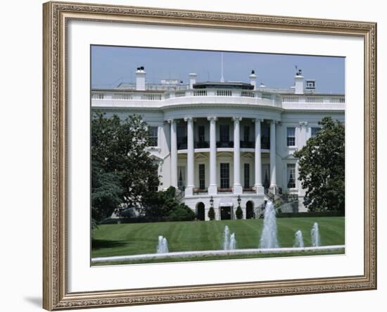 The White House, Washington Dc, USA-Robert Harding-Framed Photographic Print