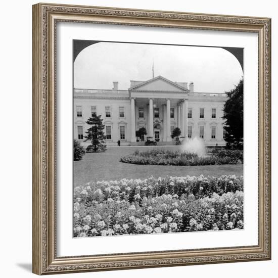 The White House, Washington Dc, Usa-Underwood & Underwood-Framed Photographic Print