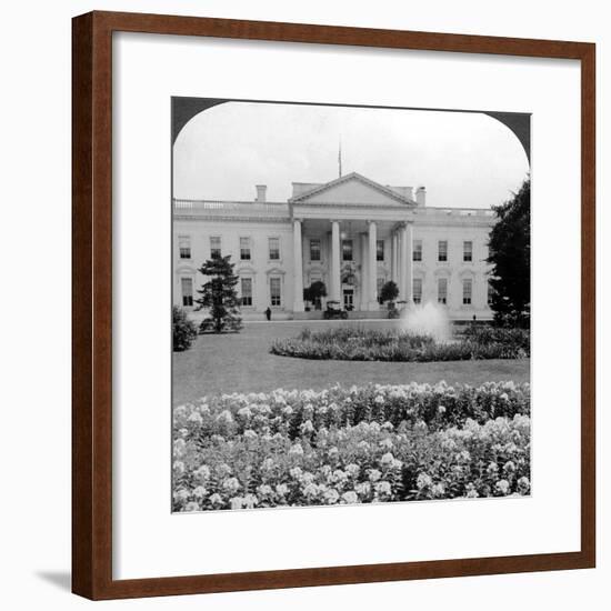 The White House, Washington Dc, Usa-Underwood & Underwood-Framed Photographic Print