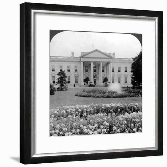 The White House, Washington Dc, Usa-Underwood & Underwood-Framed Photographic Print