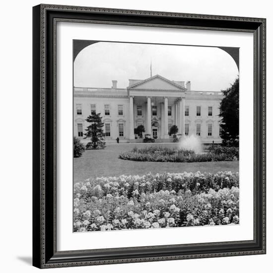 The White House, Washington Dc, Usa-Underwood & Underwood-Framed Photographic Print