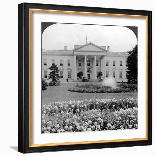 The White House, Washington Dc, Usa-Underwood & Underwood-Framed Photographic Print