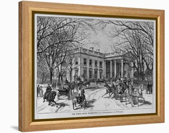 The White House, Wshington, D. C. Photographed by L. E. Walker.-null-Framed Premier Image Canvas