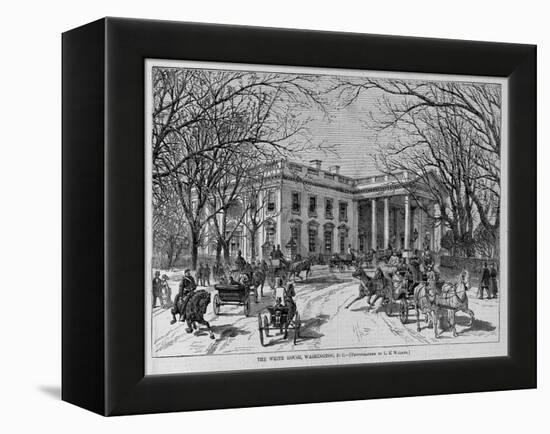 The White House, Wshington, D. C. Photographed by L. E. Walker.-null-Framed Premier Image Canvas