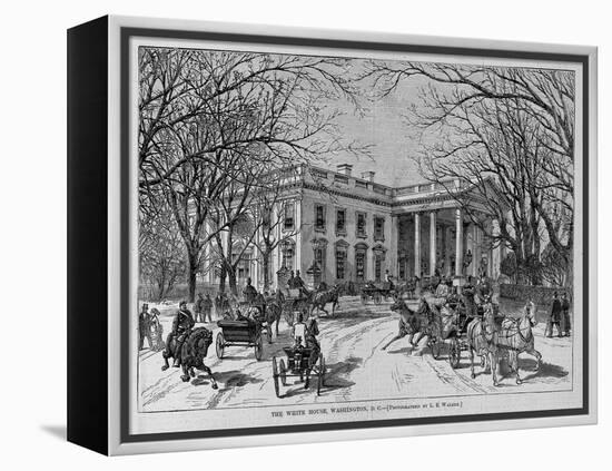 The White House, Wshington, D. C. Photographed by L. E. Walker.-null-Framed Premier Image Canvas