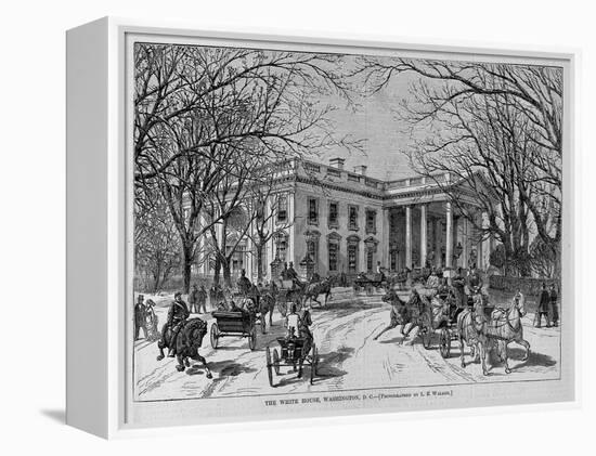 The White House, Wshington, D. C. Photographed by L. E. Walker.-null-Framed Premier Image Canvas