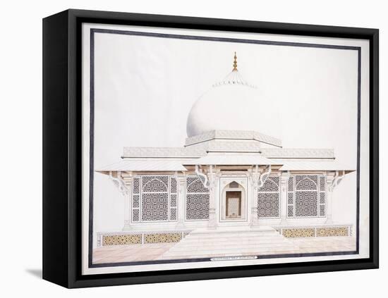 The White Marble Tomb of Seliem Chistie, C. 1815 (Pencil, Pen and Ink, W/C)-null-Framed Premier Image Canvas