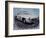 The White Mercedes SL 300 1957-Martina Bleichner-Framed Art Print