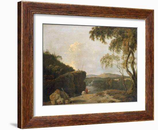 The White Monk-Joseph Wright of Derby-Framed Giclee Print