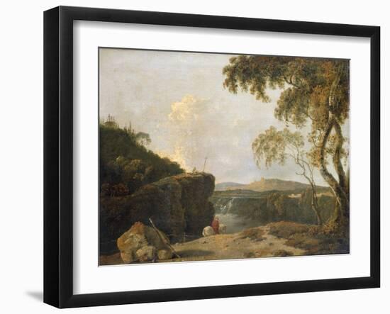 The White Monk-Joseph Wright of Derby-Framed Giclee Print