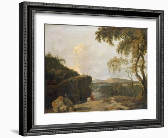 The White Monk-Joseph Wright of Derby-Framed Giclee Print