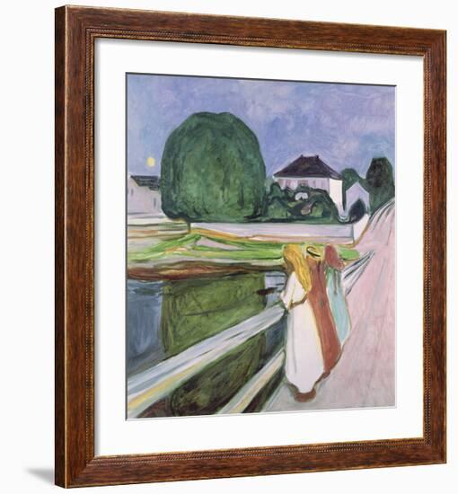 The White Night, 1903-Edvard Munch-Framed Premium Giclee Print