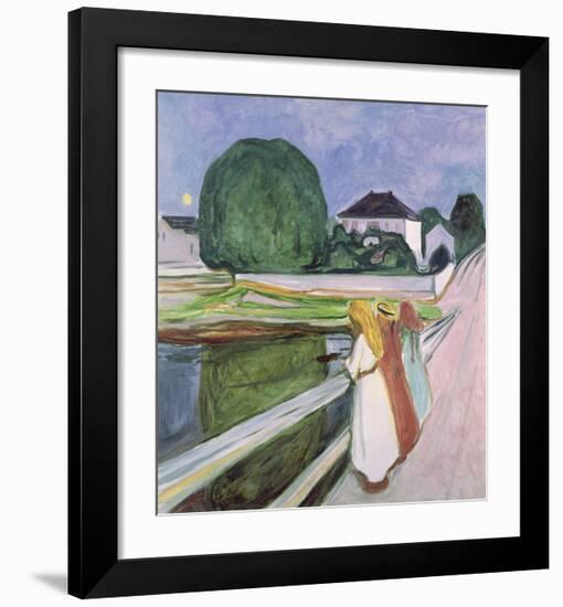 The White Night, 1903-Edvard Munch-Framed Premium Giclee Print