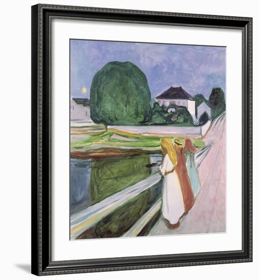 The White Night, 1903-Edvard Munch-Framed Premium Giclee Print