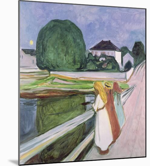 The White Night, 1903-Edvard Munch-Mounted Premium Giclee Print