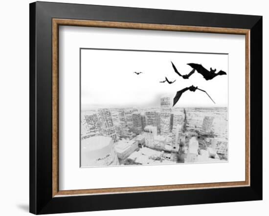 The White Night-Rosa Mesa-Framed Art Print