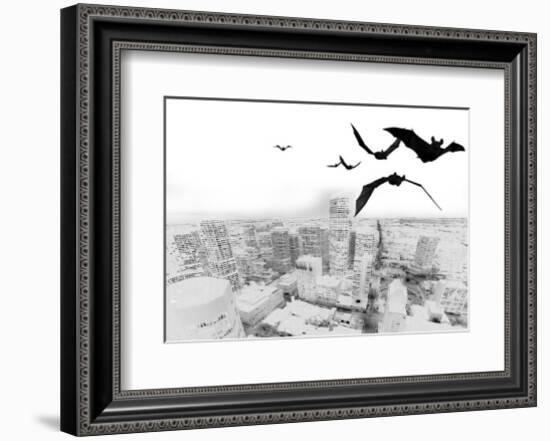 The White Night-Rosa Mesa-Framed Art Print