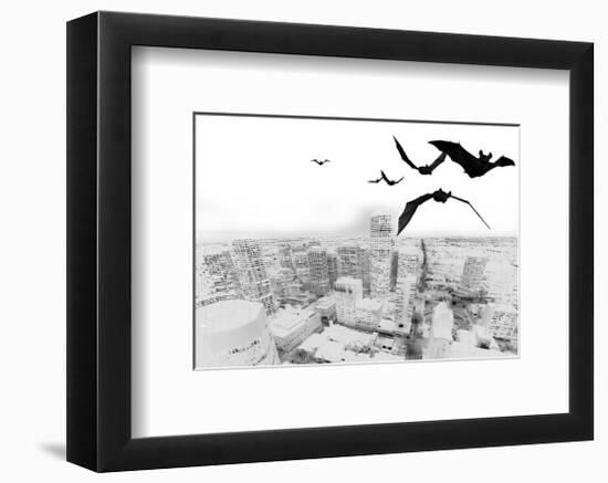 The White Night-Rosa Mesa-Framed Art Print