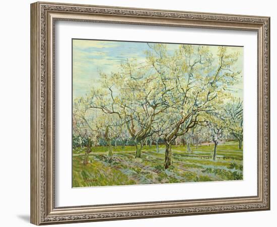 The White Orchard, 1888-Vincent van Gogh-Framed Premium Giclee Print