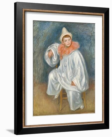 The White Pierrot, 1901/02-Pierre-Auguste Renoir-Framed Giclee Print