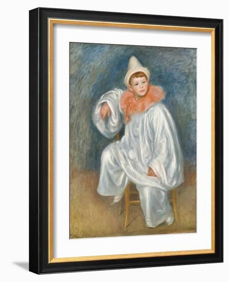 The White Pierrot, 1901/02-Pierre-Auguste Renoir-Framed Giclee Print