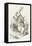 The White Rabbit Checks His Watch-John Tenniel-Framed Premier Image Canvas