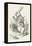 The White Rabbit Checks His Watch-John Tenniel-Framed Premier Image Canvas