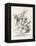 The White Rabbit in Herald's Costume-John Tenniel-Framed Premier Image Canvas