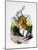 'The White Rabbit with a watch', 1889-John Tenniel-Mounted Giclee Print