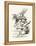 The White Rabbit with Trumpet and Scroll Heralding the Accusation, from 'Alice in Wonderland' by Le-John Tenniel-Framed Premier Image Canvas