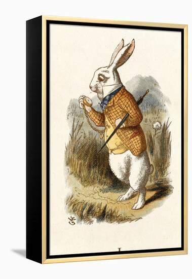 The White Rabbit-John Teniel-Framed Premier Image Canvas