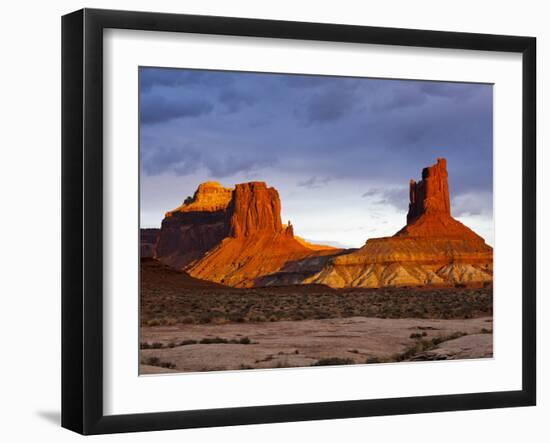 The White Rim Trail in Canyonlands National Park, Near Moab, Uta-Sergio Ballivian-Framed Photographic Print