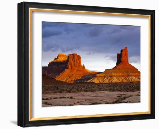 The White Rim Trail in Canyonlands National Park, Near Moab, Uta-Sergio Ballivian-Framed Photographic Print