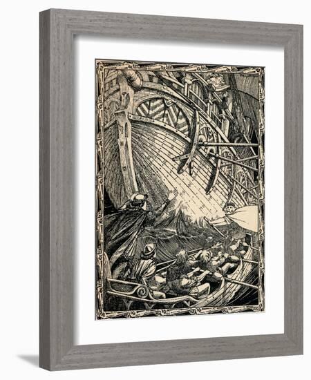 The White Ship, 1902-Patten Wilson-Framed Giclee Print