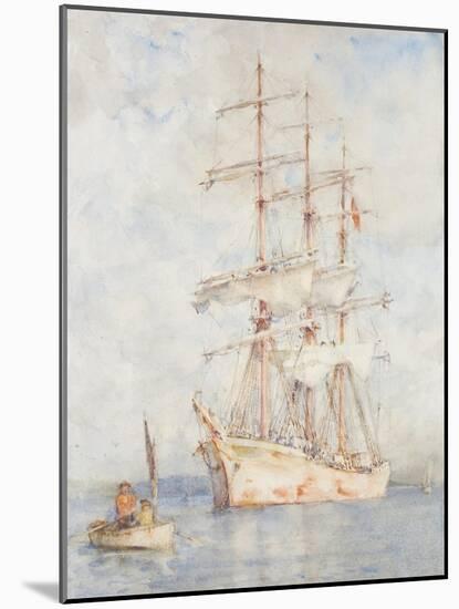 The White Ship, 1915-Henry Scott Tuke-Mounted Giclee Print