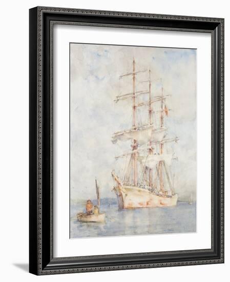 The White Ship, 1915-Henry Scott Tuke-Framed Giclee Print