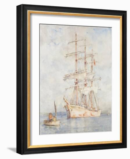 The White Ship, 1915-Henry Scott Tuke-Framed Giclee Print