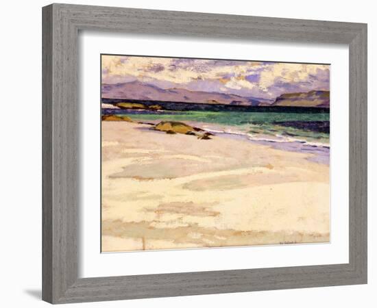 The White Strand, Iona-Francis Campbell Boileau Cadell-Framed Giclee Print