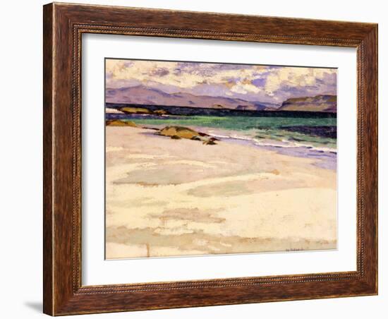 The White Strand, Iona-Francis Campbell Boileau Cadell-Framed Giclee Print