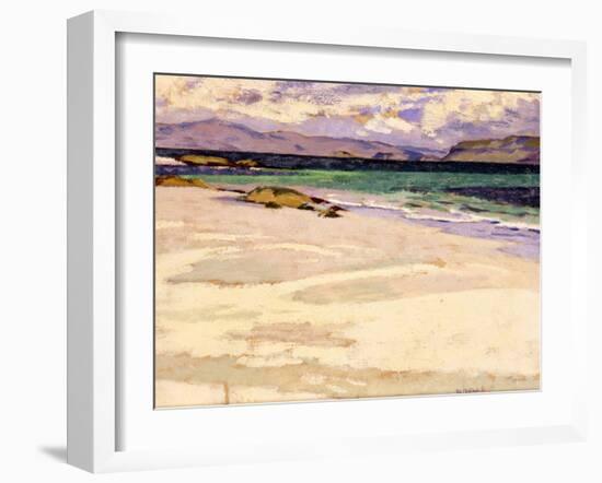 The White Strand, Iona-Francis Campbell Boileau Cadell-Framed Giclee Print