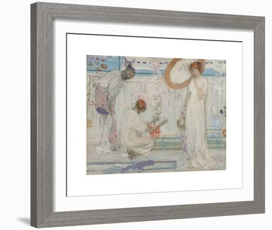 The White Symphony - Three Girls-James McNeill Whistler-Framed Premium Giclee Print