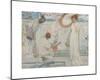 The White Symphony - Three Girls-James McNeill Whistler-Mounted Premium Giclee Print