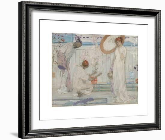 The White Symphony - Three Girls-James McNeill Whistler-Framed Premium Giclee Print