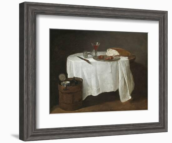 The White Tablecloth, 1731-32-Jean-Baptiste Simeon Chardin-Framed Giclee Print