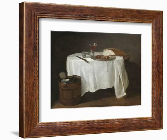 The White Tablecloth, 1731-32-Jean-Baptiste Simeon Chardin-Framed Giclee Print