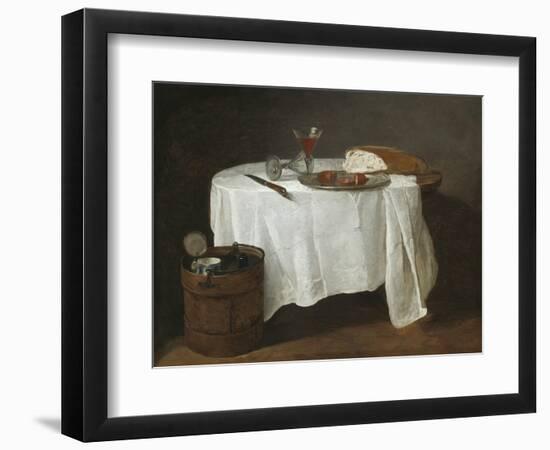 The White Tablecloth, 1731-32-Jean-Baptiste Simeon Chardin-Framed Giclee Print