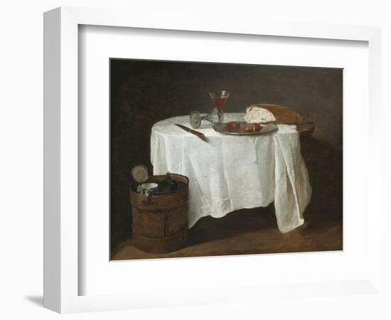 The White Tablecloth, 1731-32-Jean-Baptiste Simeon Chardin-Framed Giclee Print