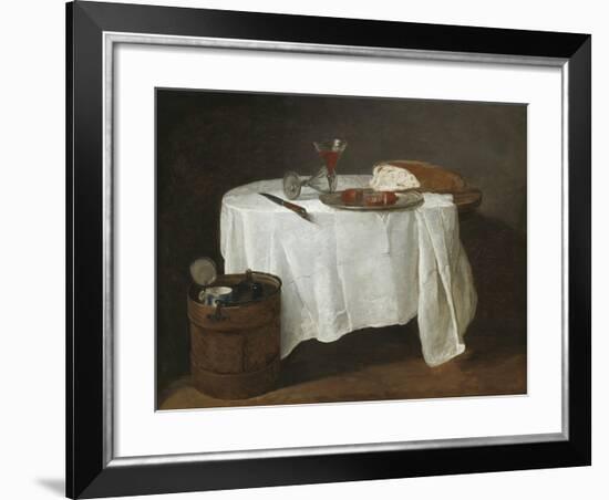 The White Tablecloth, 1731-32-Jean-Baptiste Simeon Chardin-Framed Giclee Print