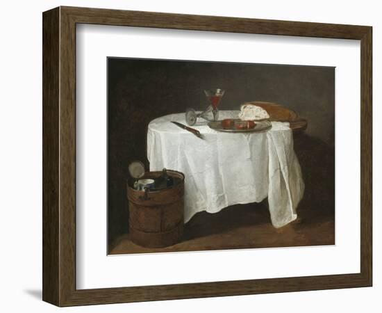 The White Tablecloth, 1731-32-Jean-Baptiste Simeon Chardin-Framed Premium Giclee Print